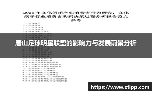 唐山足球明星联盟的影响力与发展前景分析